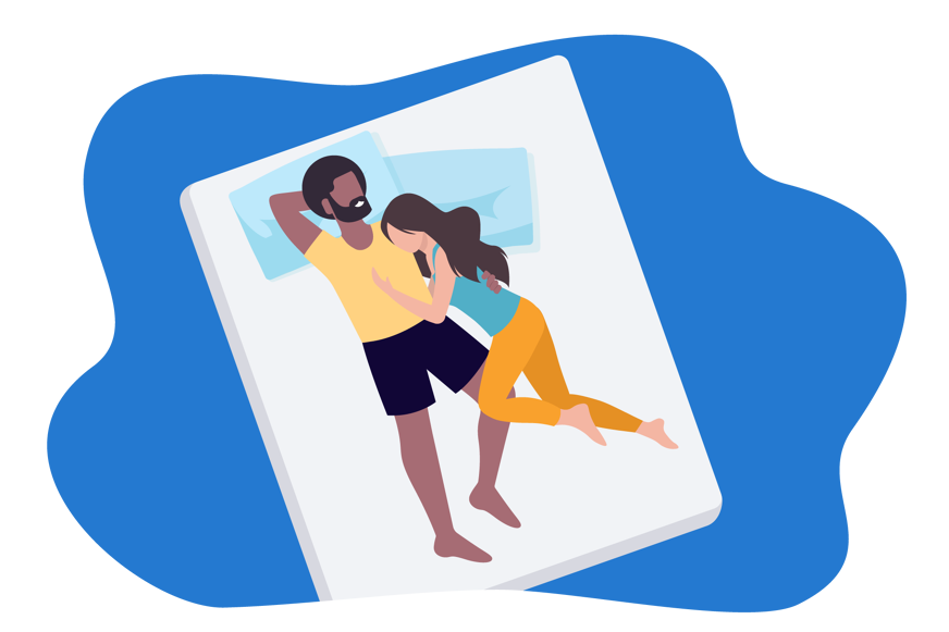 position sommeil couple etreinte
